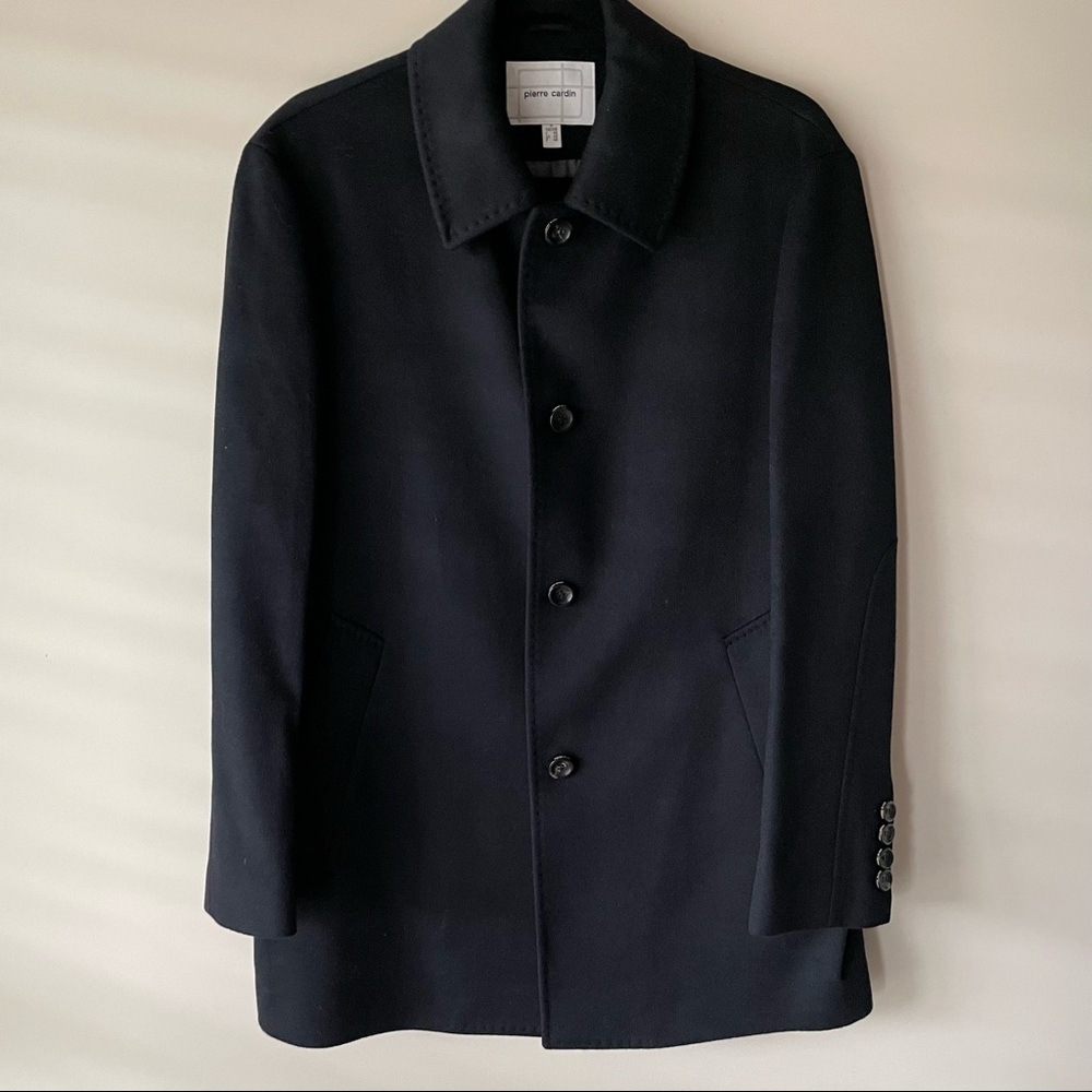 Pierre Cardin Men's Wool Cashmere Coat
